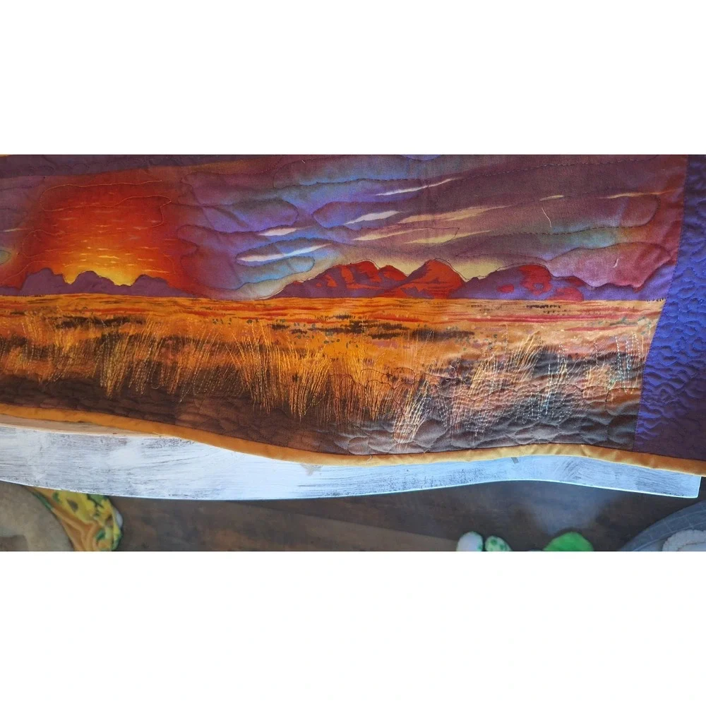 Native American Star Quilt 58x58 ‎ Vintage